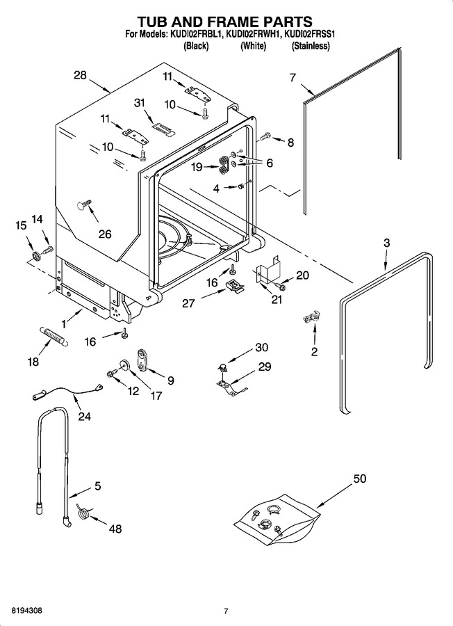 Diagram for KUDI02FRBL1