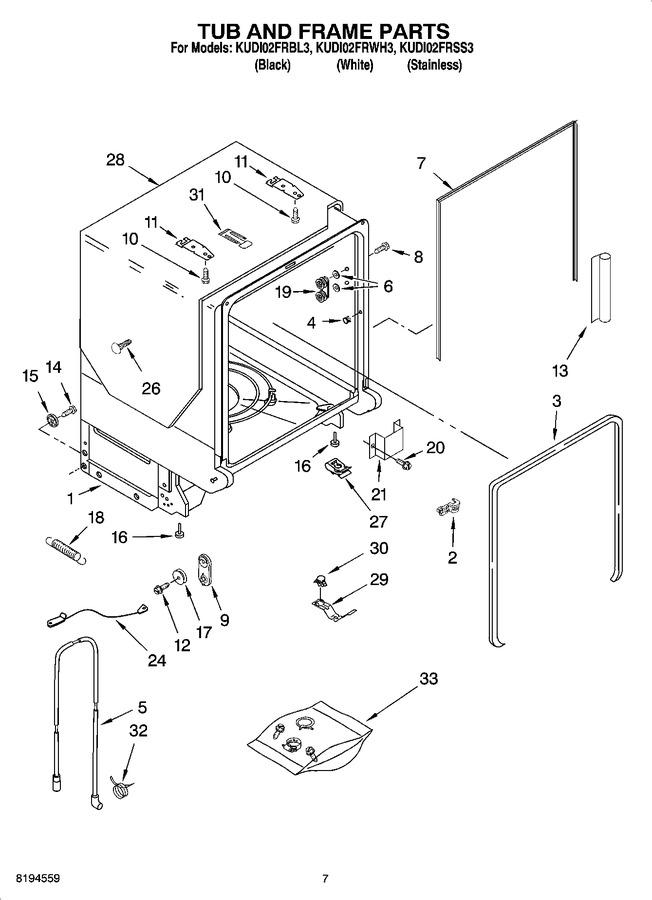 Diagram for KUDI02FRBL3