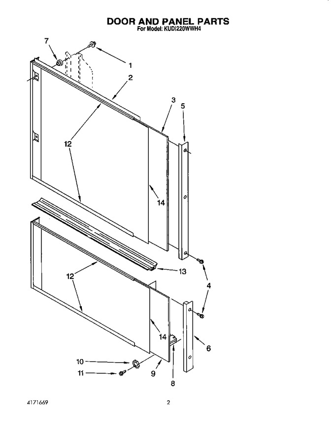 Diagram for KUDI220WWH4