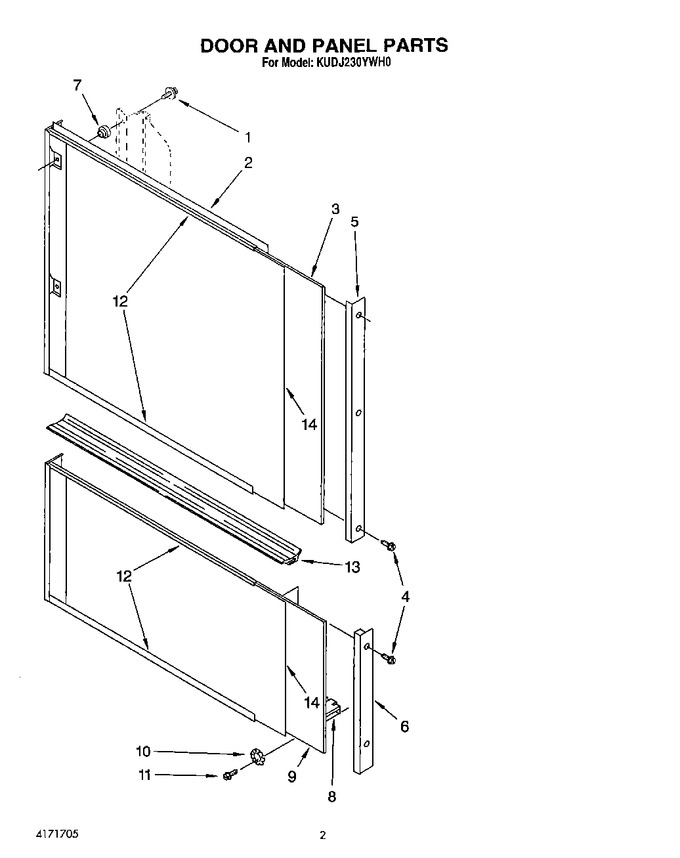 Diagram for KUDJ230YWH0