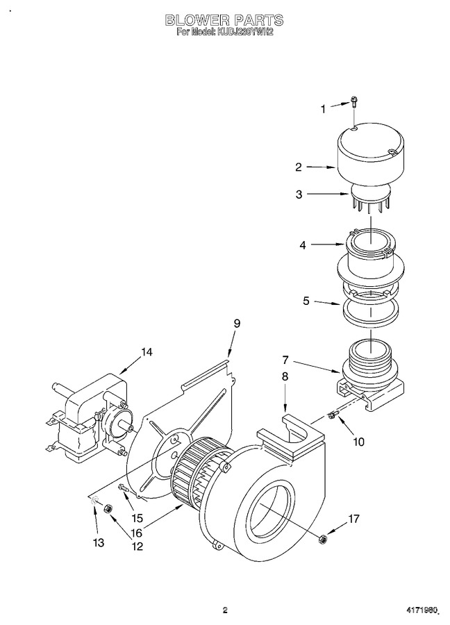 Diagram for KUDJ230YWH2