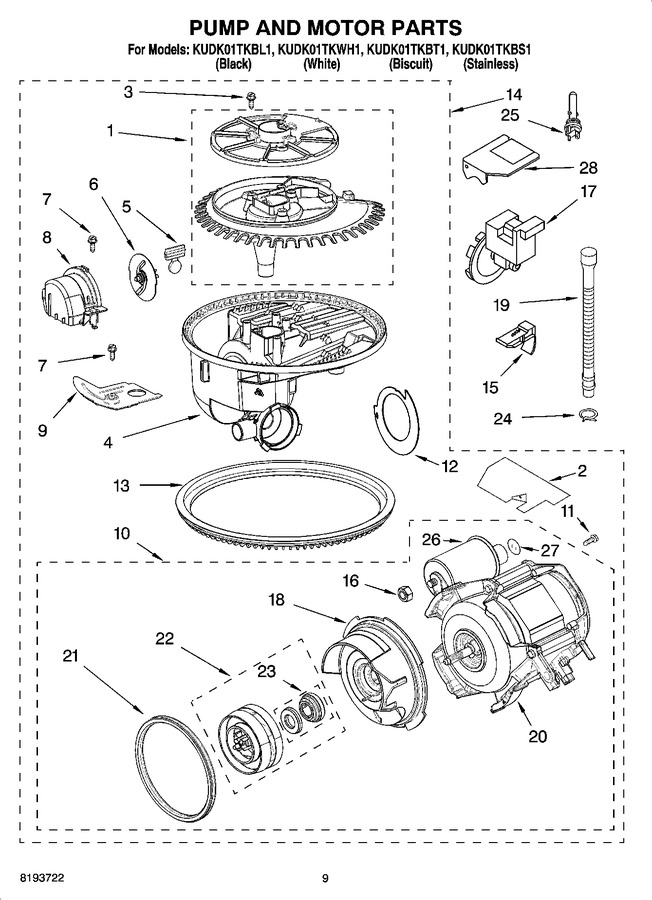 Diagram for KUDK01TKWH1