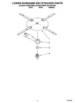 Diagram for 04 - Lower Washarm And Strainer Parts