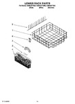 Diagram for 11 - Lower Rack Parts, Optional Parts (not Included)
