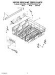 Diagram for 09 - Upper Rack And Track Parts