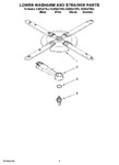 Diagram for 07 - Lower Washarm And Strainer Parts