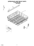 Diagram for 09 - Upper Rack And Track Parts