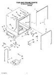 Diagram for 07 - Tub And Frame Parts