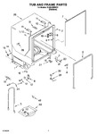 Diagram for 07 - Tub And Frame Parts