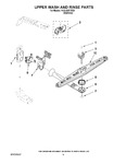 Diagram for 07 - Upper Wash And Rinse Parts