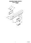 Diagram for 02 - Control Panel Parts