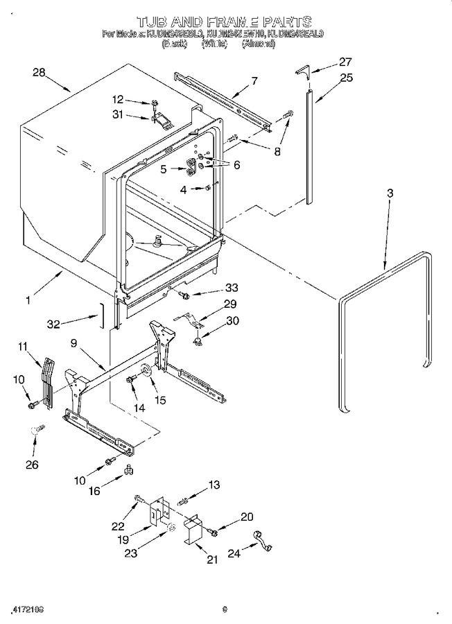 Diagram for KUDM24SEWH0
