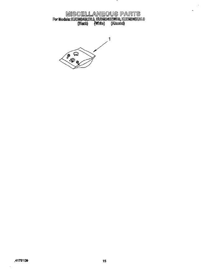 Diagram for KUDM24SEWH0