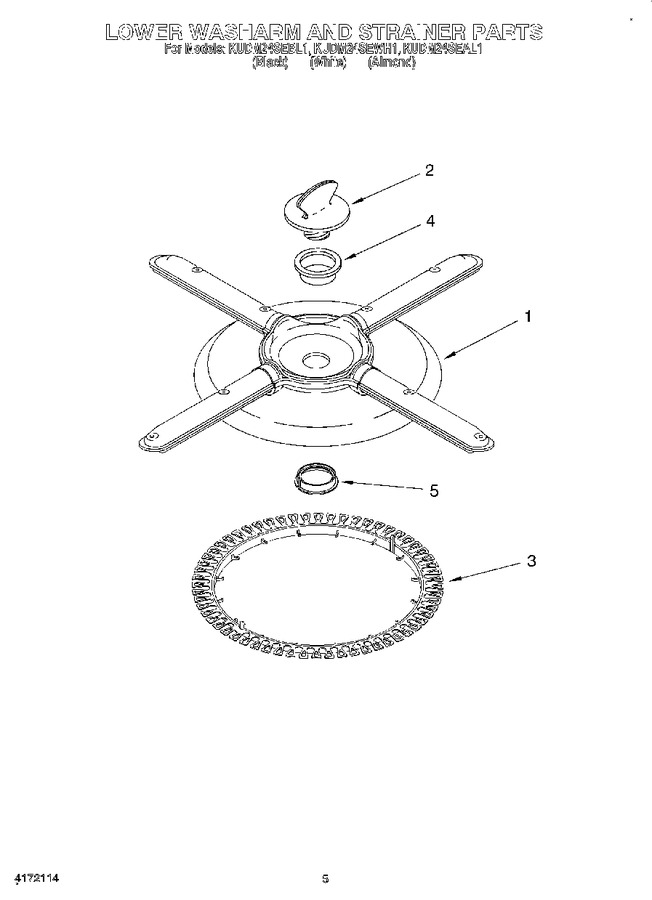 Diagram for KUDM24SEWH1