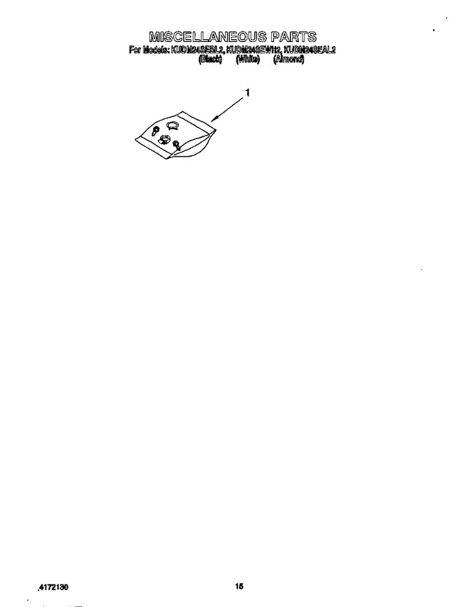 Diagram for KUDM24SEAL2