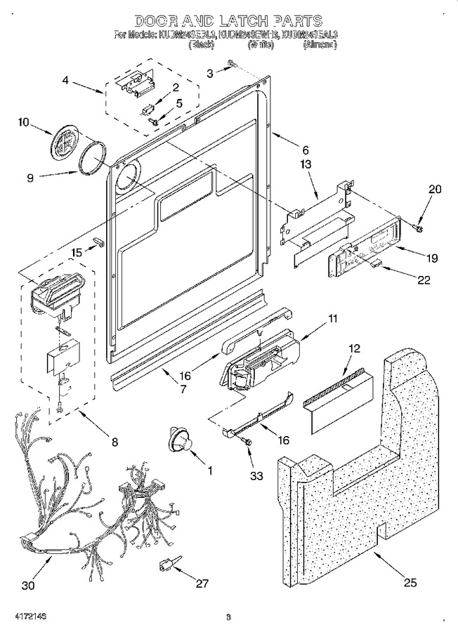Diagram for KUDM24SEWH3