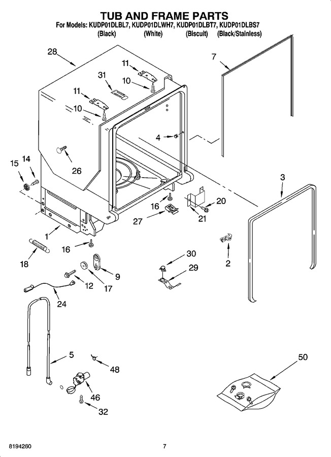 Diagram for KUDP01DLBS7