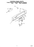 Diagram for 02 - Control Panel Parts