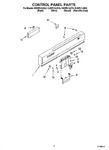Diagram for 02 - Control Panel Parts