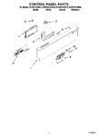 Diagram for 02 - Control Panel Parts
