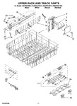 Diagram for 09 - Upper Rack And Track Parts