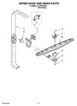 Diagram for 10 - Upper Wash And Rinse Parts