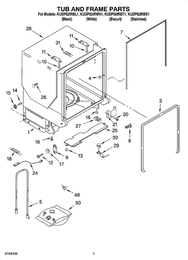 Diagram for KUDP02IRWH1