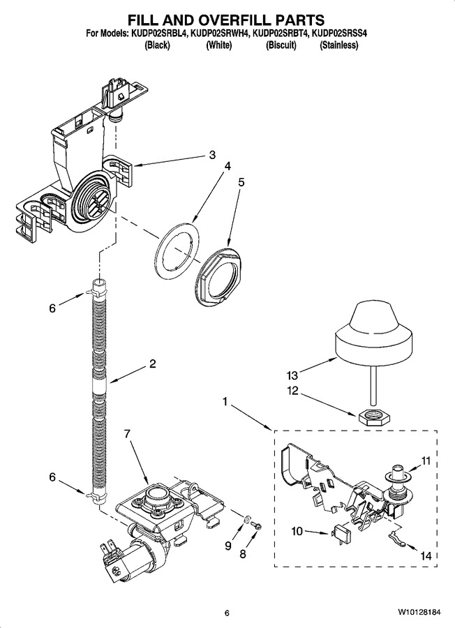 Diagram for KUDP02SRWH4