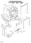 Diagram for 07 - Tub And Frame Parts