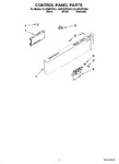 Diagram for 02 - Control Panel Parts