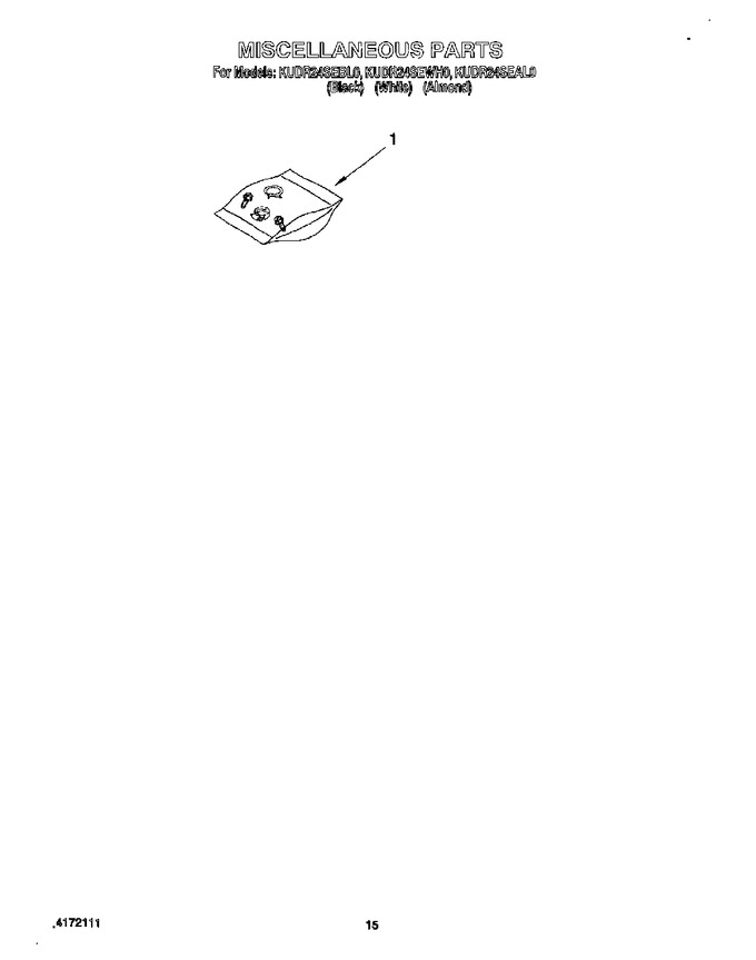 Diagram for KUDR24SEAL0