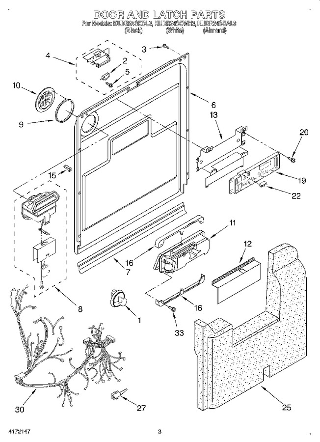 Diagram for KUDR24SEAL3
