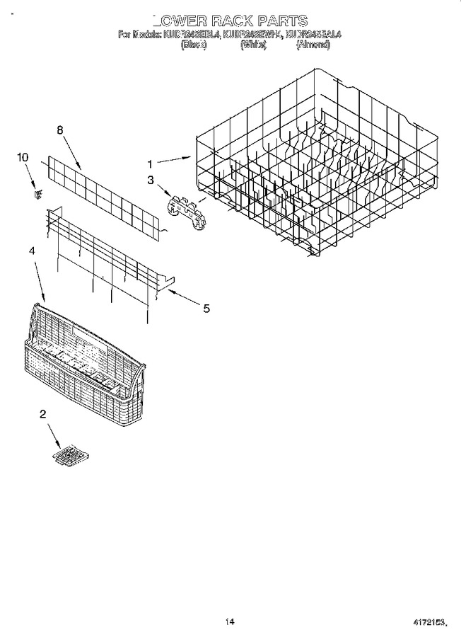 Diagram for KUDR24SEAL4