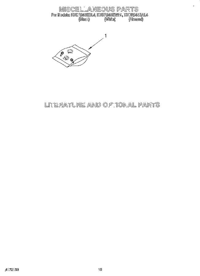 Diagram for KUDR24SEAL4