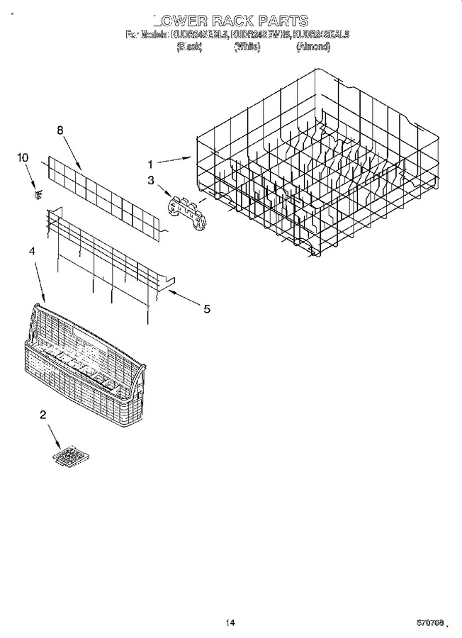 Diagram for KUDR24SEWH5