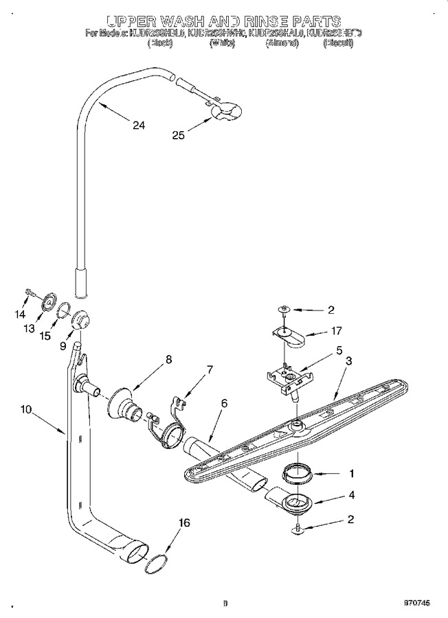 Diagram for KUDR25SHBL0