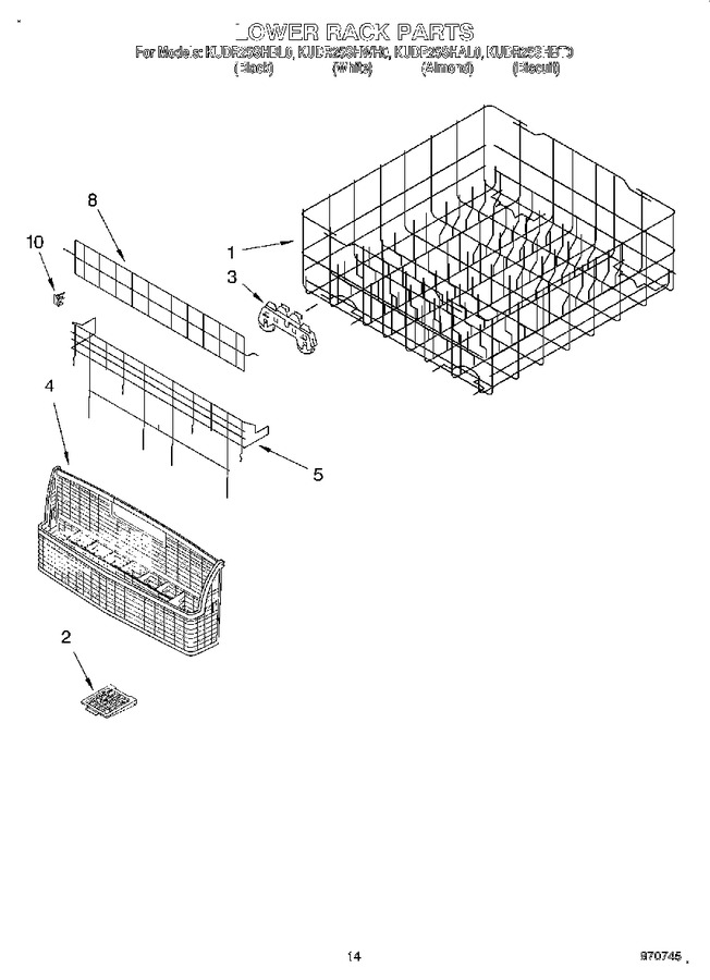 Diagram for KUDR25SHAL0
