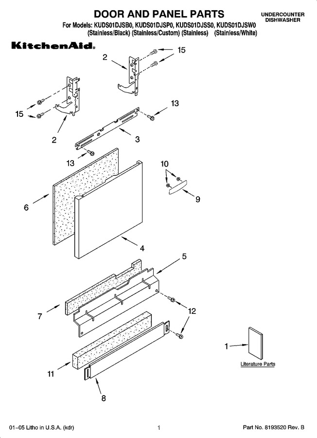Diagram for KUDS01DJSW0