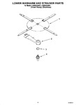 Diagram for 04 - Lower Washarm And Strainer Parts