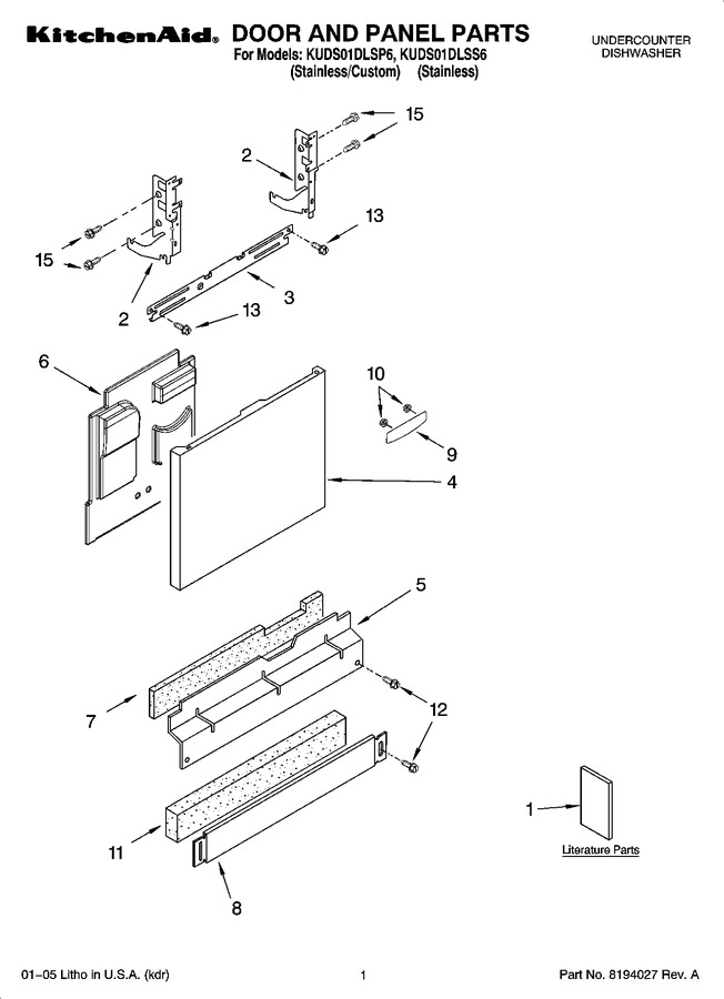 Diagram for KUDS01DLSP6