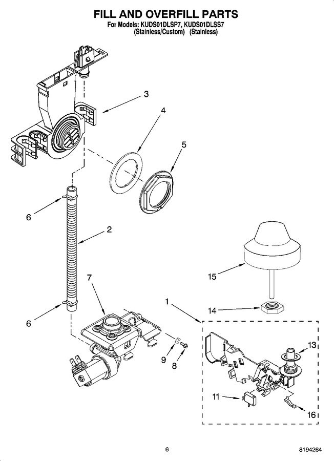 Diagram for KUDS01DLSS7