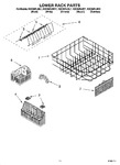 Diagram for 11 - Lower Rack Parts