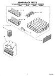 Diagram for 11 - Lower Rack Parts, Optional Parts (not Included)