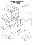 Diagram for 07 - Tub And Frame Parts