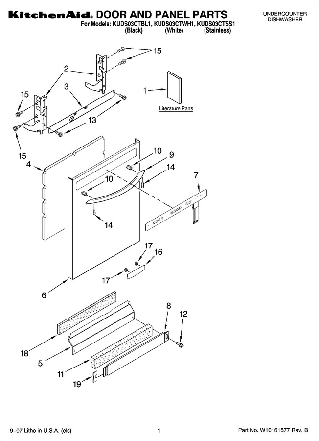 Diagram for KUDS03CTWH1