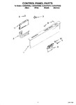 Diagram for 02 - Control Panel Parts