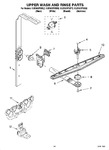 Diagram for 11 - Upper Wash And Rinse Parts