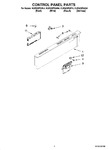 Diagram for 02 - Control Panel Parts