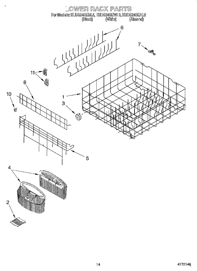 Diagram for KUDS24SEAL3