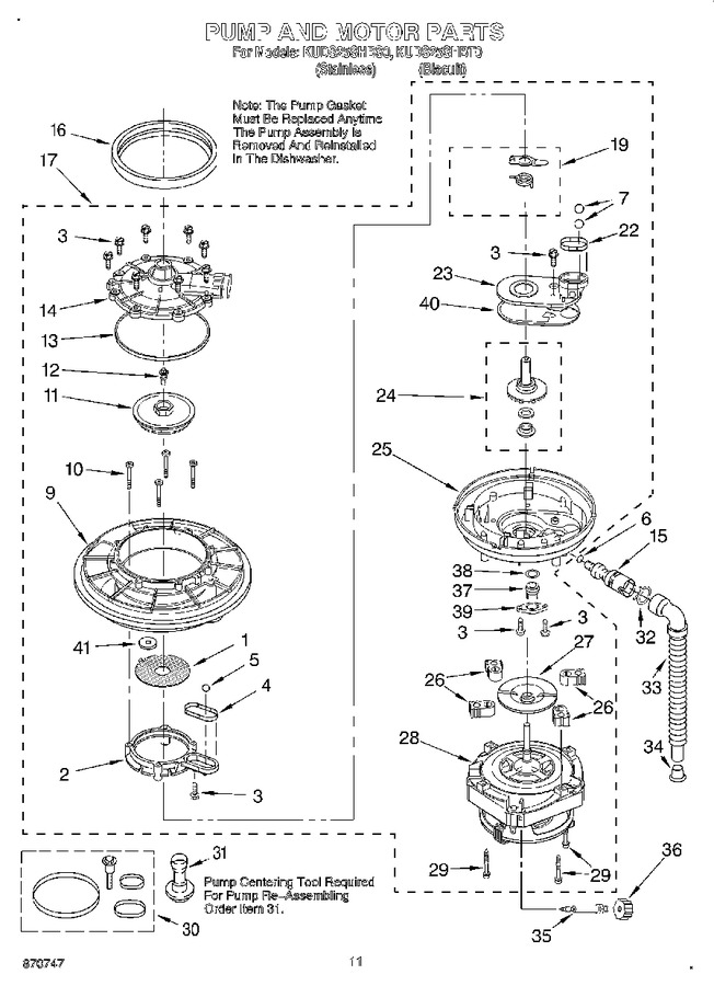 Diagram for KUDS25SHBT0